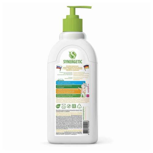 Мыло жидкое антибактериальное 500 мл synergetic "мелисса и ромашка", 105061 | Мыло жидкое