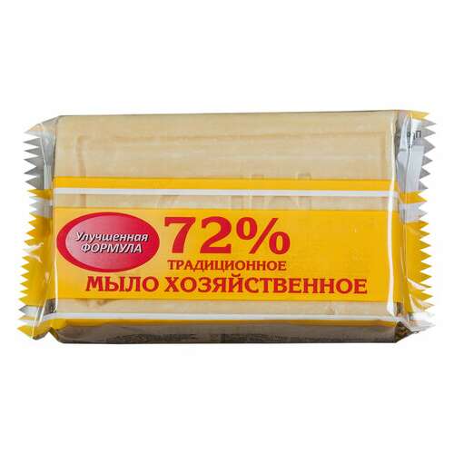  Мыло хозяйственное 72%, 200 г (меридиан) "традиционное", в упаковке | Мыло хозяйственное