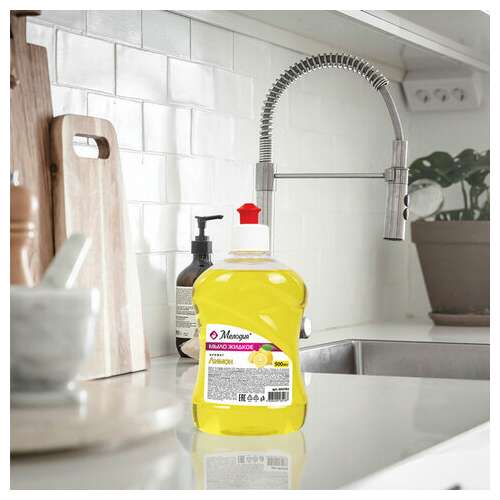  Мыло жидкое 500 мл, мелодия "лимон", пуш-пул, 604785 | Мыло жидкое