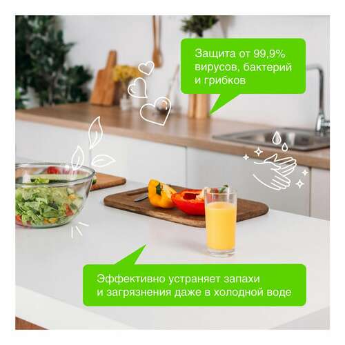  Мыло жидкое антибактериальное 3,5 л synergetic "лемонграсс и мята", антизапах, 105201 | Мыло жидкое