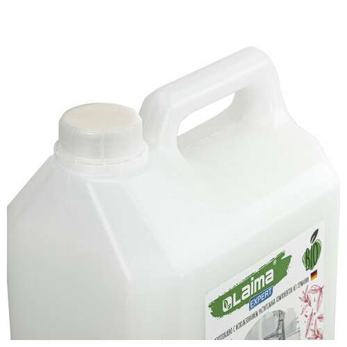  Мыло жидкое гипоаллергенное биоразлагаемое 5 л, laima expert "миндальное молочко", 607763 | Мыло жидкое