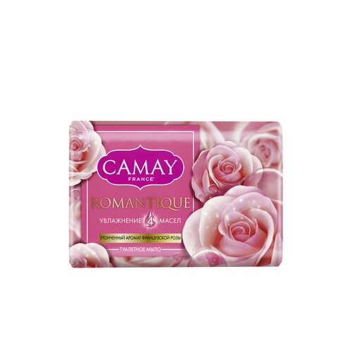  Мыло туалетное 85 г, camay "французская роза" | Мыло кусковое