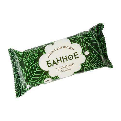  Мыло туалетное 100 г, "банное" агропром-юг, натуральное, 486785 | Мыло кусковое