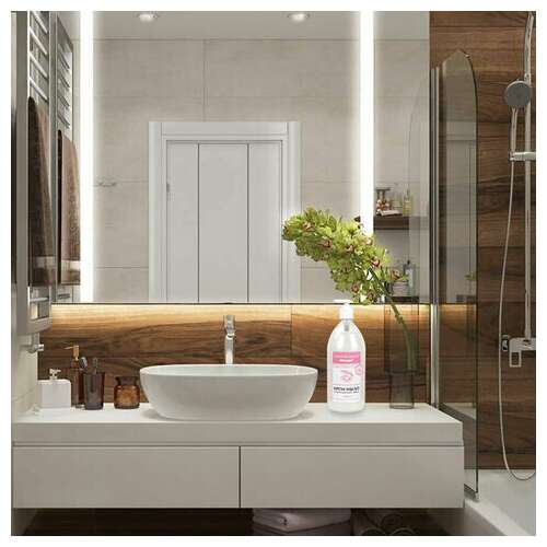  Мыло-крем жидкое с антибактериальным эффектом 1 л золотой идеал "премиум жемчужное", дозатор, 608284 | Мыло жидкое