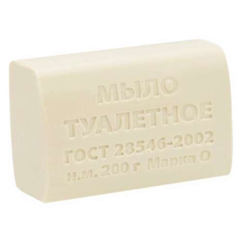 Мыло туалетное 200 г, ммз, эконом, без упаковки | Мыло кусковое