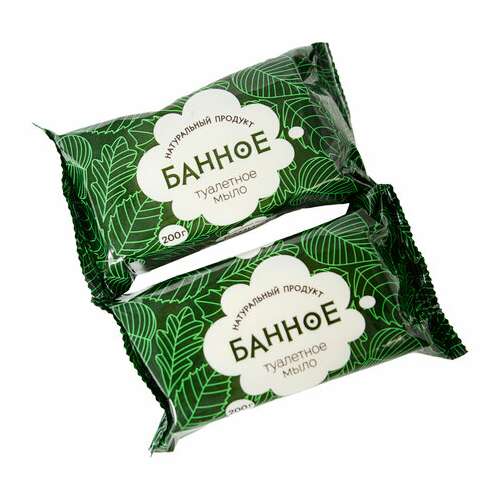  Мыло туалетное 200 г, "банное" агропром-юг, натуральное, 486786 | Мыло кусковое