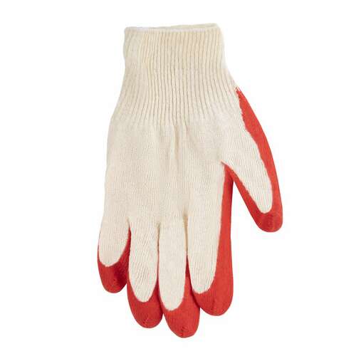  Перчатки хлопчатобумажные, износостойкие одинарный латексный облив, 13 класс, комплект 5 пар, laima люкс, 600802 | Перчатки и рукавицы хлопчатобумажные