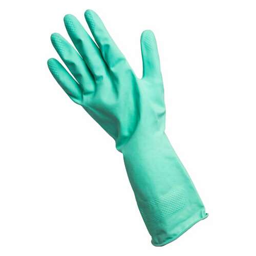  Перчатки многоразовые латексные с ароматом алоэ зеленые, хлопчатобумажное напыление, размер m (средний), вес 58 г, кп, 139597 | Перчатки латексные, виниловые и резиновые