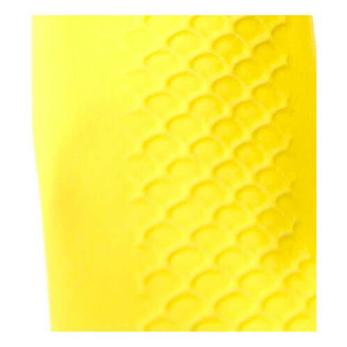  Перчатки латексные кщс, сверхпрочные, плотные, хлопковое напыление, размер 7 s, малый, желтые, hq profiline, 73581 | Перчатки латексные, виниловые и резиновые