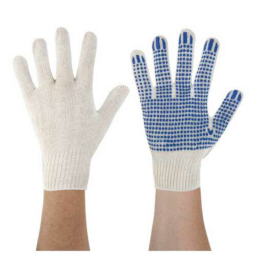 Перчатки хлопчатобумажные эконом, комплект 100 пар, 10 класс, 26-28 г, 83 текс, с пвх, laima эконом, белые, 608680  Перчатки хлопчатобумажные эконом, комплект 100 пар, 10 класс, 26-28 г, 83 текс, с пвх, laima эконом, белые, 608680 | Перчатки и рукавицы хлопчатобумажные