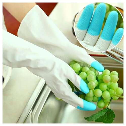  Перчатки многоразовые виниловые super комфорт, гипоаллергенные, размер m (средний), вес 88 г, komfi, adm, 25590 | Перчатки латексные, виниловые и резиновые