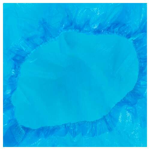  Бахилы прочные текстурированные, комплект 100 штук (50 пар), 40х15 см, 50 мкм, 5 г, пвд | Бахилы