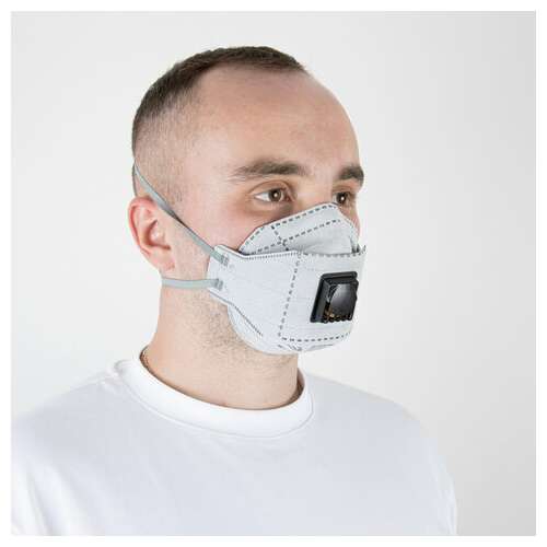 Респиратор (1 шт.) с клапаном и угольным фильтром, полумаска фильтрующая, трехпанельный складной, индивидуальная упаковка, ffp2, jm-9326  Респиратор (1 шт.) с клапаном и угольным фильтром, полумаска фильтрующая, трехпанельный складной, индивидуальная упаковка, ffp2, jm-9326 | Респираторы
