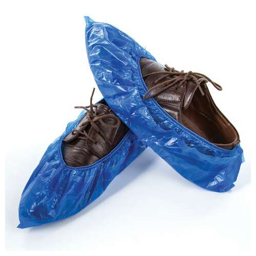  Бахилы комплект 30 штук (15 пар), сверхпрочные, двойная резинка, 40х14 см, 100 мкм, 10 г, laima, 104981 | Бахилы