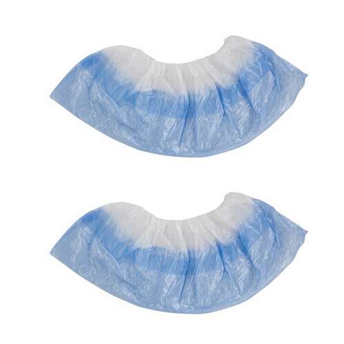  Бахилы комплект 100 штук (50 пар), двойные (со стелькой), 40х14 см, 40 мкм, 4 г, пнд, laima, 630720 | Бахилы