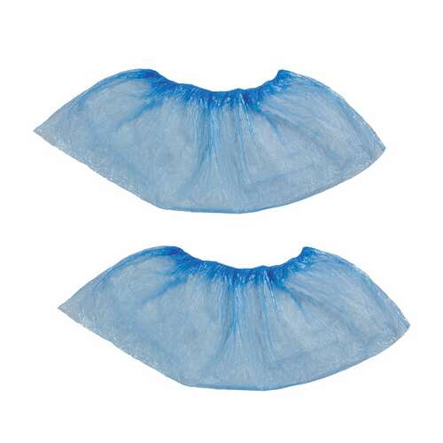  Бахилы комплект 2000 шт. (1000 пар) в упаковке, эконом, размер 40х14 см, 1,8 г, пнд, любаша, 630717 | Бахилы