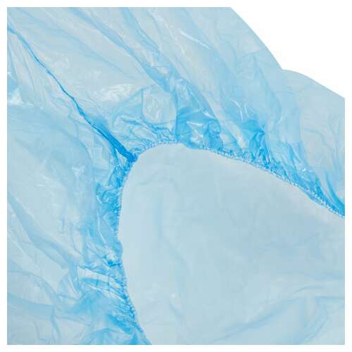  Бахилы meridian прочные 3,8 грамма, синие, комплект 100 штук (50 пар), 40х15 см, пнд | Бахилы