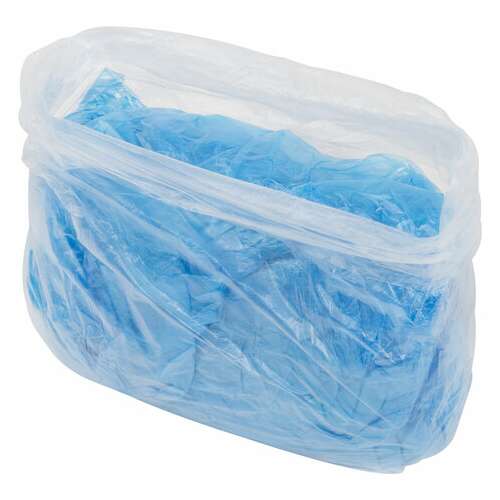  Бахилы meridian прочные 3,8 грамма, синие, комплект 100 штук (50 пар), 40х15 см, пнд | Бахилы