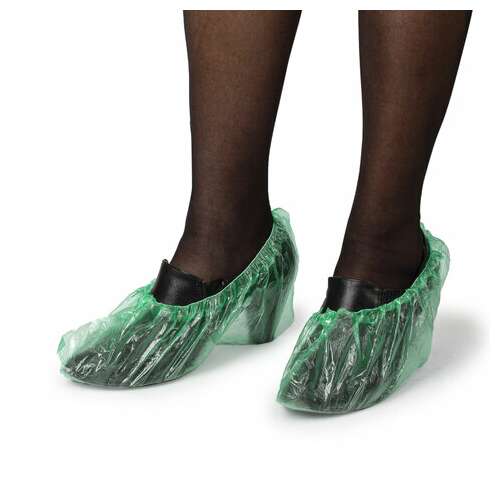  Бахилы meridian стандарт 2,3 грамма, зеленые, комплект 100 штук (50 пар), 40х15 см, пнд | Бахилы