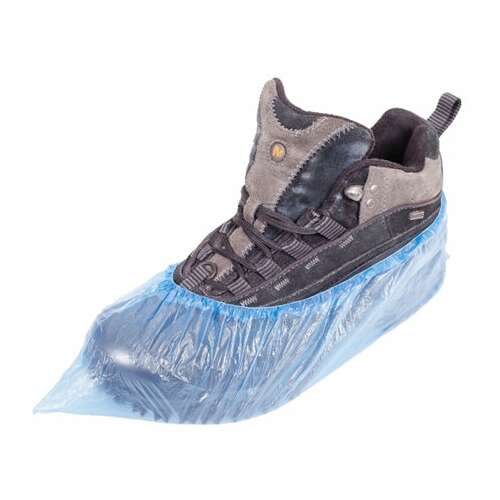  Бахилы комплект 100 шт. (50 пар) в упаковке, стандарт, размер 40х14 см, 2,8 г, пнд, laima, 104979 | Бахилы