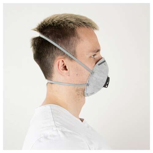  Респиратор с клапаном и угольным фильтром, комплект 10 шт., полумаска фильтрующая, формованный, ffp2, jm-8626 | Респираторы