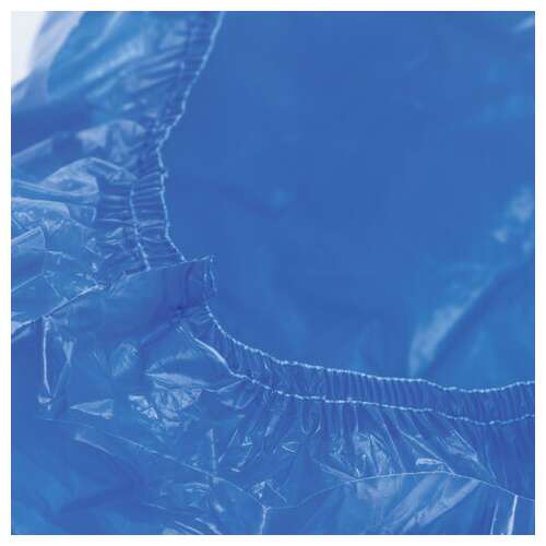  Бахилы комплект 30 штук (15 пар), сверхпрочные, двойная резинка, 40х14 см, 100 мкм, 10 г, laima, 104981 | Бахилы