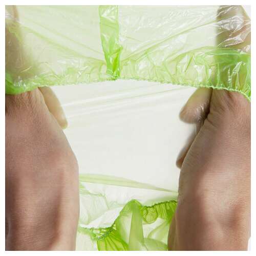Бахилы зеленые комплект 100 штук (50 пар) стандарт+, размер 40х14 см, 18 мкм, 2,5 г, elegreen  Бахилы зеленые комплект 100 штук (50 пар) стандарт+, размер 40х14 см, 18 мкм, 2,5 г, elegreen | Бахилы
