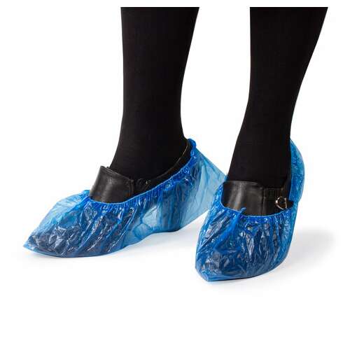  Бахилы комплект 100 штук (50 пар) в упаковке, прочные, 40х14 см, 4 г, пнд, laima, 103425 | Бахилы