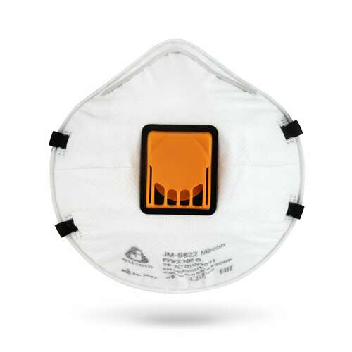  Респиратор с клапаном комплект 10 шт., полумаска фильтрующая, формованный, ffp2, jm-8622 | Респираторы