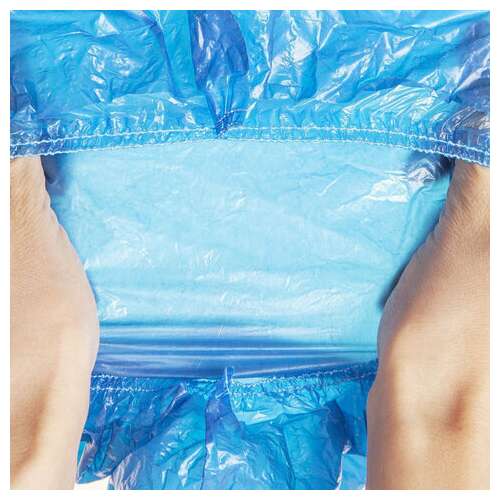  Бахилы двойные комплект 800 штук (400 пар) особо прочные евроблок, 40х14 см, 52 мкм, 6 г, elegreen | Бахилы