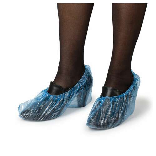  Бахилы meridian стандарт 2,3 грамма, синие, комплект 100 штук (50 пар), 40х15 см, пнд | Бахилы