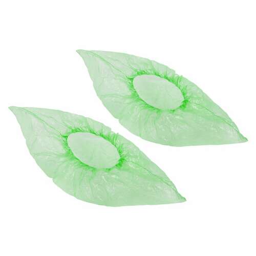  Бахилы meridian стандарт 2,3 грамма, зеленые, комплект 100 штук (50 пар), 40х15 см, пнд | Бахилы