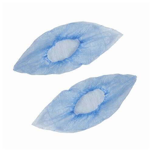  Бахилы комплект 100 штук (50 пар) в упаковке, стандарт+, 40х14 см, 3 г, пнд, laima, 103424 | Бахилы