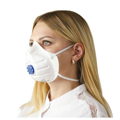  Респиратор противоаэрозольный, базовый класс защиты ffp1, с клапаном, формованный, исток, 892507 | Респираторы