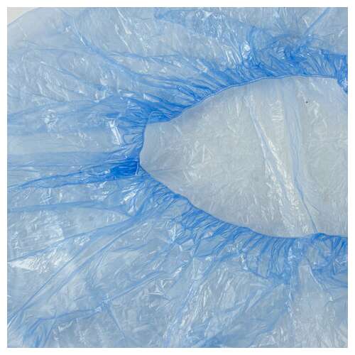  Бахилы комплект 2000 шт. (1000 пар) в упаковке, эконом, размер 40х14 см, 1,8 г, пнд, любаша, 630717 | Бахилы