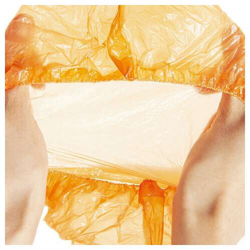 Бахилы оранжевые комплект 100 штук (50 пар) стандарт+, размер 40х14 см, 18 мкм, 2,5 г, elegreen  Бахилы оранжевые комплект 100 штук (50 пар) стандарт+, размер 40х14 см, 18 мкм, 2,5 г, elegreen | Бахилы