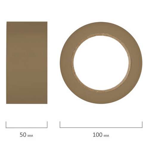 Клейкая лента 50 мм х 66 м упаковочная коричневая, толщина 40 микрон, staff, 440159  Клейкая лента 50 мм х 66 м упаковочная коричневая, толщина 40 микрон, staff, 440159 | Упаковочные клейкие ленты