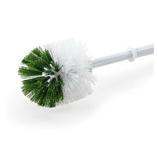  Ерш для унитаза любаша, с подставкой, пластик, белый, 603627 | Ершики для унитаза