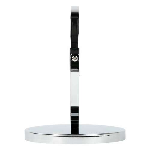  Зеркало настольное brabix, круглое, диаметр 17 см, двустороннее, с увеличением, металлическая рамка, 607422 | Зеркала