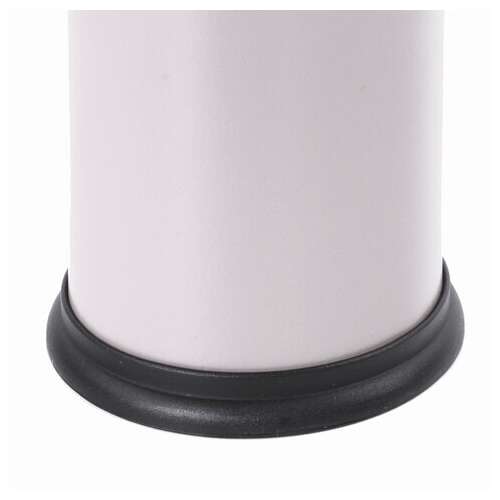  Ерш для унитаза laima, с подставкой, металл, белый, глянцевый, 604962 | Ершики для унитаза