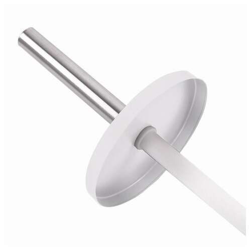  Ерш для унитаза laima, с подставкой, металл, белый, глянцевый, 604962 | Ершики для унитаза