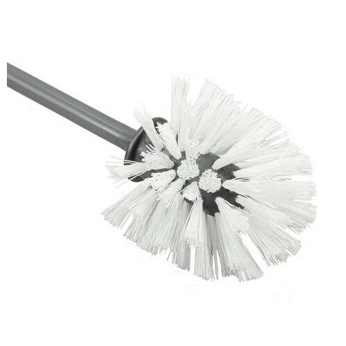  Ерш для унитаза с подставкой (высокий стан), закрытый, "стар", серебристый, idea, м 5017 | Ершики для унитаза