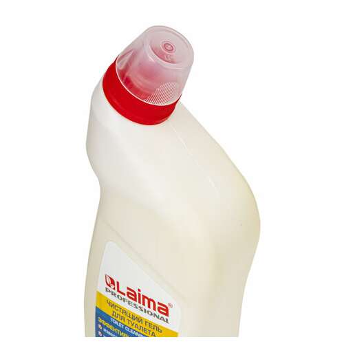  Средство для уборки туалета кислотное 750 г, laima professional "лимон-wc гель", утенок, 604793 | Средства для чистки ванных и туалетных комнат