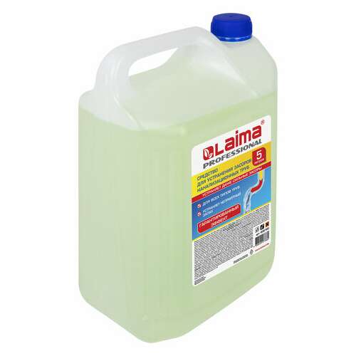  Средство для прочистки канализационных труб 5 л трубочист (тип крот), laima professional, 606760 | Средства для прочистки канализационных труб