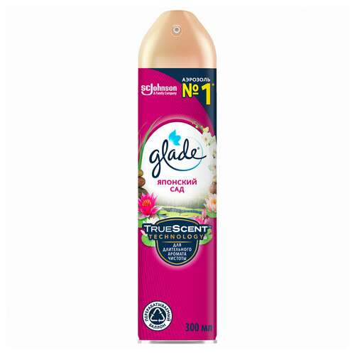  Освежитель воздуха аэрозольный 300 мл, glade "японский сад" | Освежители воздуха