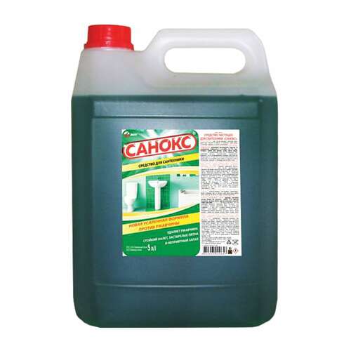  Средство для удаления ржавчины и известкового налета 5 л, санокс, 4303010002 | Средства от ржавчины и известкового налета