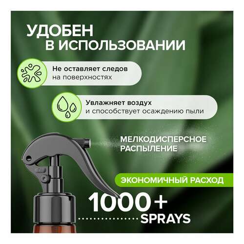  Освежитель воздуха 380 мл synergetic "миндаль и яблоневый цвет", биоразлагаемый, нейтрализатор запахов, спрей, 900001 | Освежители воздуха