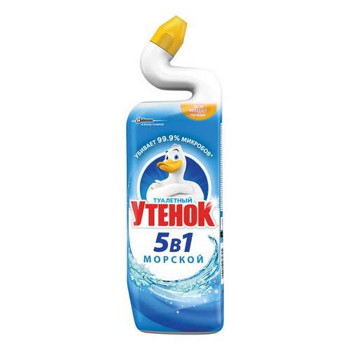  Средство для уборки туалета 900 мл туалетный утенок "морской", 696893 | Средства для чистки ванных и туалетных комнат