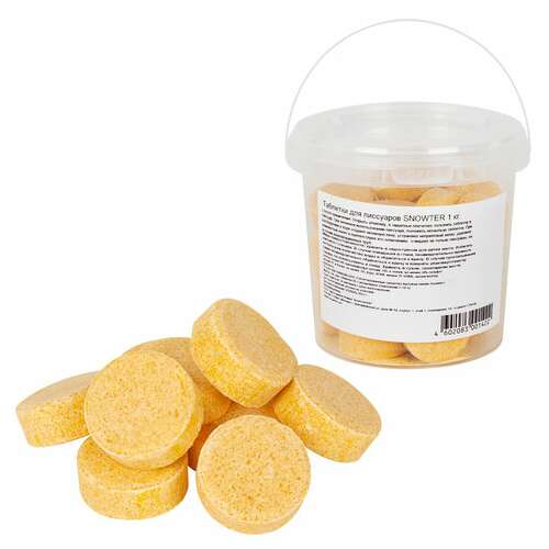  Таблетки для писсуаров 1 кг, snowter (сноутер), дезодорирующие, ведерко, 4602083001422 | Средства для чистки ванных и туалетных комнат