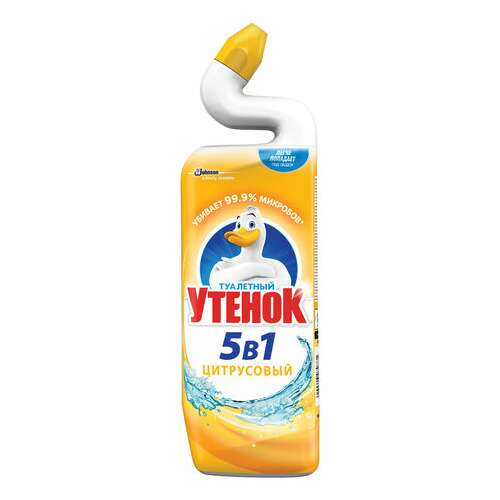  Средство для уборки туалета 900 мл туалетный утенок "цитрусовый", 696895 | Средства для чистки ванных и туалетных комнат